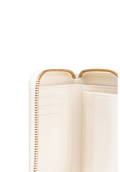Portafoglio quadrato zip-around in pelle PINKO | 100249 A0F1Z14Q